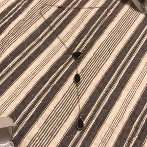 Black stone Necklace